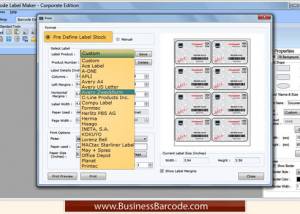 Business Barcode Software screenshot