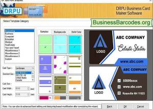 software - Business Card Design Tool 8.3 screenshot