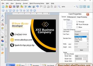 software - Business Card Designing Tool 5.8.9.5 screenshot