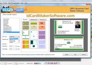 software - Business Cards Creator Software 9.3.0.1 screenshot