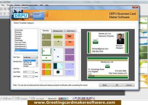 software - Business Cards Designer Program 9.3.0.1 screenshot