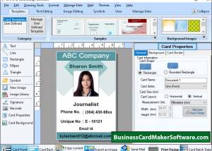 software - Business ID Card Design 4.8.5.4 screenshot