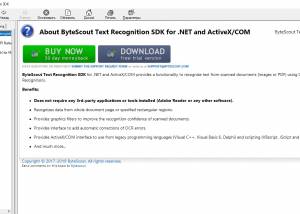 software - ByteScout Text Recognition SDK 1.0.5.139 screenshot