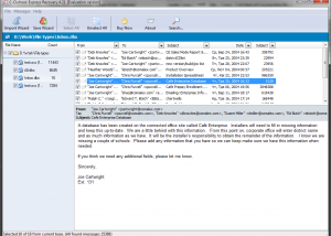 C-Outlook Express Recovery screenshot