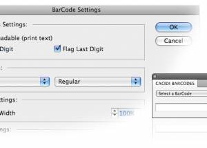 software - Cacidi BarCodes CC2015 screenshot