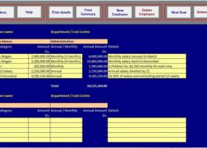 software - Calculadora de Sueldos y Salarios 2.1 screenshot