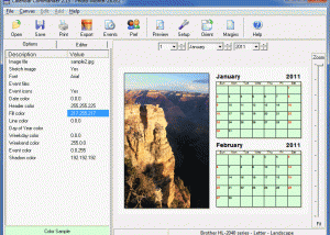 software - Calendar Commander 2.21 screenshot