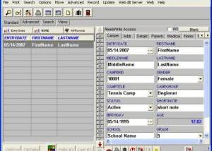 software - Camp Organizer Deluxe 4.21 screenshot