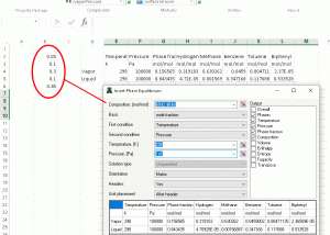 CAPE-OPEN Thermo Import for Excel screenshot