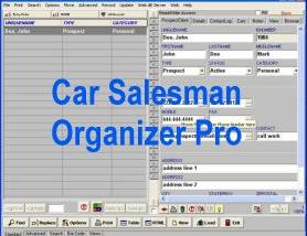 software - Car Salesman Organizer Pro 3.2b screenshot