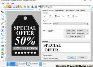 software - Card and Label Designing Software 8.2.1 screenshot