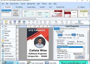 software - Card and Label Maker Software 7.5 screenshot