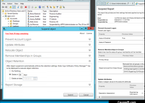 software - Cayo | Suspend™ for Active Directory 1.0.1 screenshot