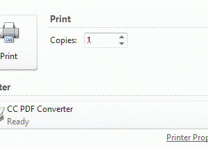 software - CC PDF Converter 0.7 screenshot