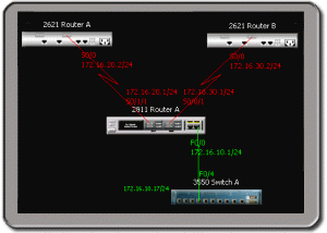 CCNA Network Visualizer Demo screenshot