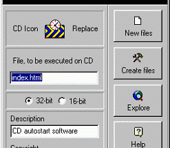 software - CD Autostart Creator 2.1 screenshot