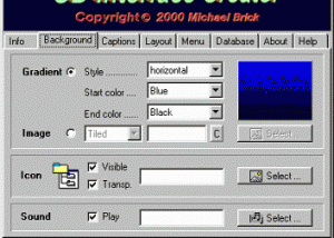 software - CD Interface Creator 1.1 screenshot