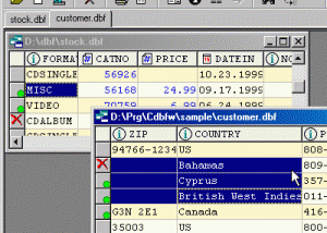 software - CDBF - DBF Viewer and Editor 2.40 screenshot