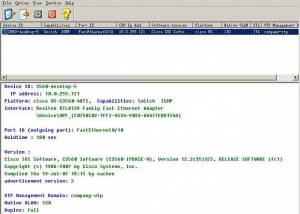 CDP Cisco Client screenshot