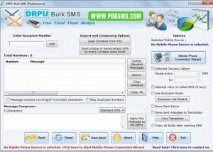 Cell Phone SMS Software screenshot