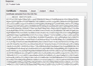 CertFromExe screenshot