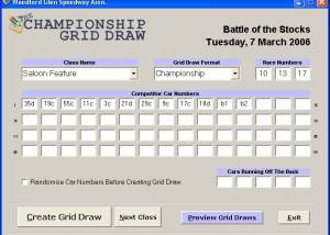 software - Championship Grid Draw 2 screenshot