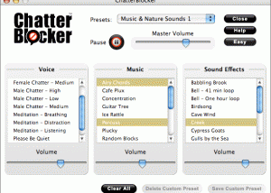 ChatterBlocker screenshot
