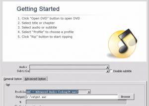 CheapestSoft DVD Audio Ripper screenshot