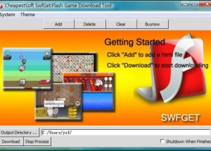 CheapestSoft SwfGet:Flash Game Download screenshot