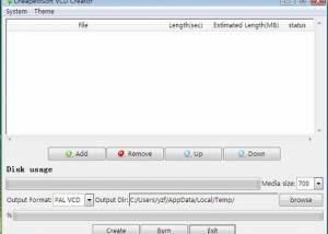 software - CheapestSoft VCD Creator 1.0.8 screenshot