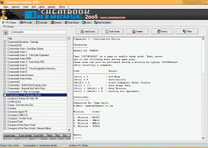 software - CheatBook-DataBase 2005 1.0 screenshot