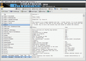 software - CheatBook DataBase 2016 1.0 screenshot