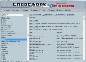 CheatBook Issue 01/2009 screenshot