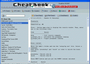 CheatBook Issue 05/2007 screenshot