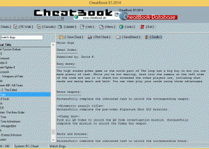 CheatBook Issue 07/2014 screenshot