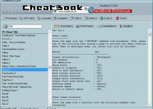 CheatBook Issue 11/2011 screenshot