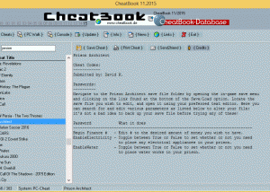 CheatBook Issue 11/2015 screenshot