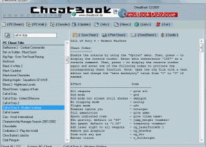 CheatBook Issue 12/2007 screenshot