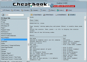 CheatBook Issue 12/2009 screenshot