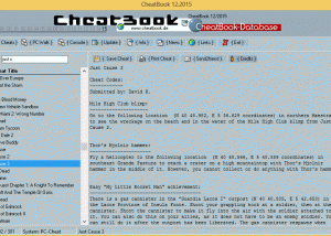 CheatBook Issue 12/2015 screenshot