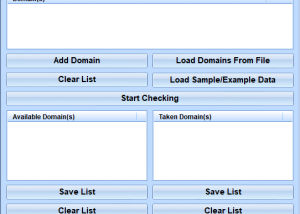 Check Domain Name Availability Software screenshot