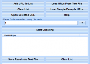 software - Check If URLs Exist (Is Valid) Software 7.0 screenshot