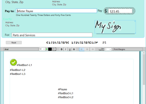 software - Check Writer III Plus 5.10.0 screenshot