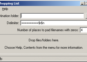 software - Chopping List 1.0.5.1 screenshot