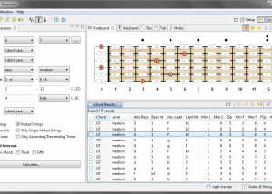 software - Chord Scale Generator 1.3 screenshot