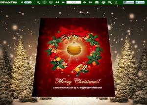 Christmas Tree Theme for 3D FlipMagazine screenshot