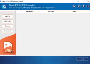 software - Cigati JFIF to JPG Converter 22.6 screenshot