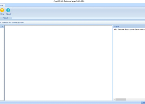 Cigati MySQL Database Repair Tool screenshot