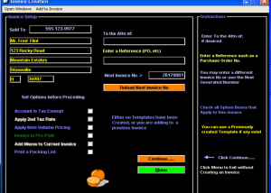 Citrus Invoicer screenshot