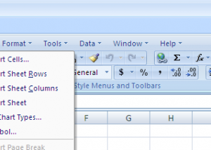 software - Classic Style Menus for Excel 2007 4.4.10 screenshot